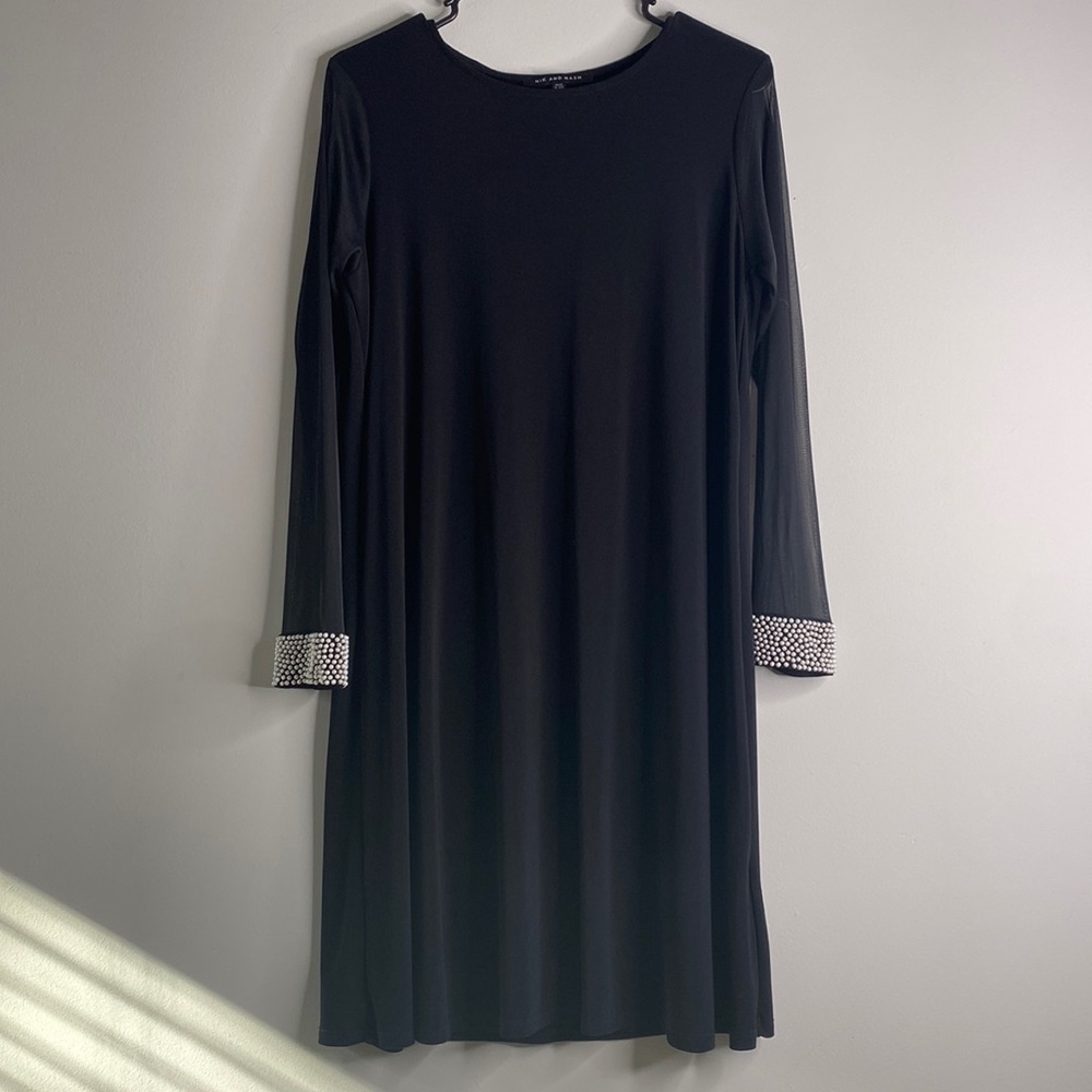 Nick and Nash mesh sleeve Dress